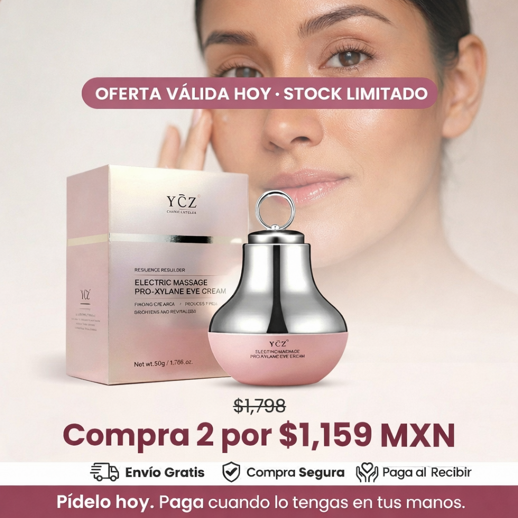 EyeLux™ | Crema de Contorno de Ojos con Masaje Eléctrico
