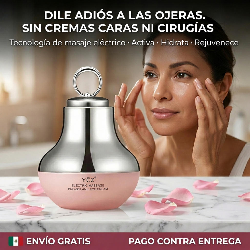EyeLux™ | Crema de Contorno de Ojos con Masaje Eléctrico