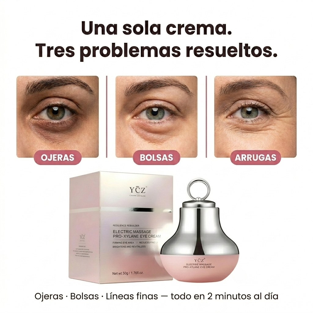 EyeLux™ | Crema de Contorno de Ojos con Masaje Eléctrico