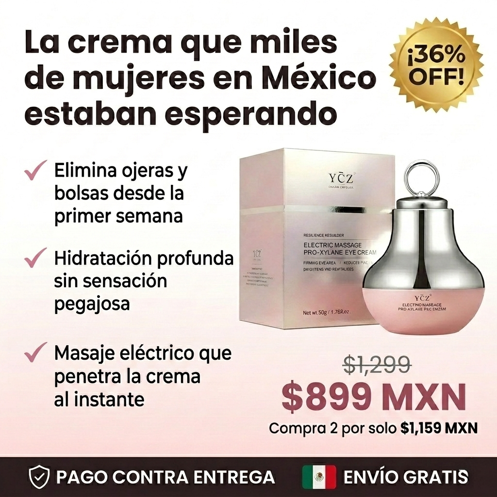 EyeLux™ | Crema de Contorno de Ojos con Masaje Eléctrico